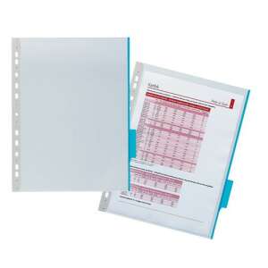 Durable Function A/4 PVC Bemutatótábla kék jelölőfüllel - Durable