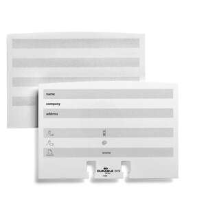 Durable 2419 Telefonregiszter betétek, 100 db előrenyomtatott kártya a TELINDEX flip és TELINDEX asztali tartókhoz - Durable