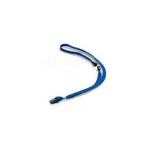 Sötétkék Durable textilszalag névkitűzőhöz, biztonsági csíptetővel, 44 cm hosszú - Durable