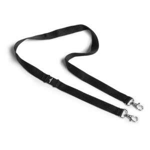 Fekete Durable 88 cm nyakpánt két karabinerrel - Durable