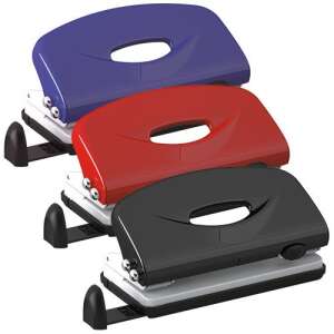 ErichKrause U10 10 lapos lyukasztó, vegyes színek, fém szerkezet, 5,5 mm-es lyukátmérő, 80 mm-es lyuktávolság, hulladékgyűjtővel és távtartóval, műanyag burkolat védi az asztalt - Erich Krause