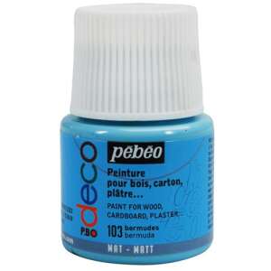 Pébéo Deco matt akrilfesték, 45 ml, világos kék, bermudes - Pebeo