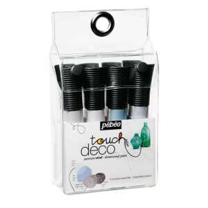 Pébéo Touch Deco 3D festőmarkerek, 4 választható szín, ezüst árnyalatok - Pebeo