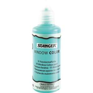 Stanger ablakfestő világos türkizkék színben, 80 ml - Üvegfesték