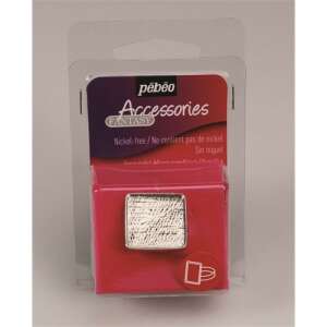 Pébéo - Gyűrűalap - Fém - 20x20 mm