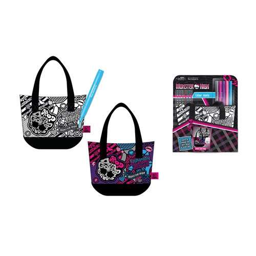 Starpak Monster High Színezhető Táska - 21x24x8 cm