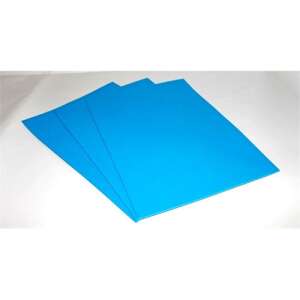 Türkizkék A/4-es dekorgumilap, 2 mm vastagságú, 3 darabos csomagban - Pentart