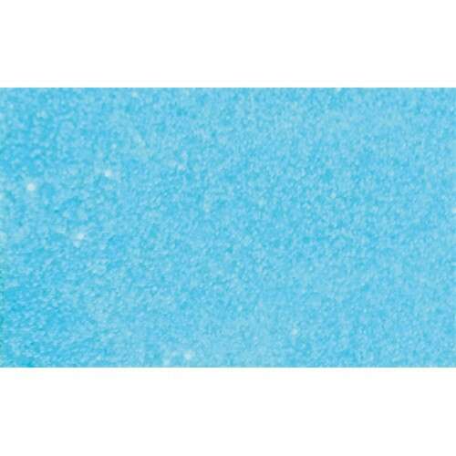 Türkizkék csillogó dekorgumi lap, 20x30 cm, 2 mm vastag
