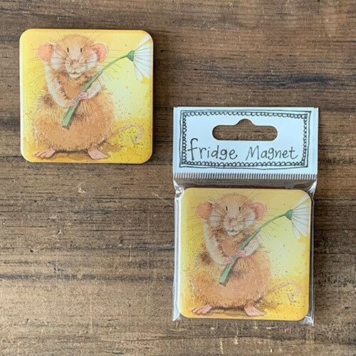 Alex Clark Malcolm hörcsög hűtőmágnes, 6x6 cm - Hűtőmágnes
