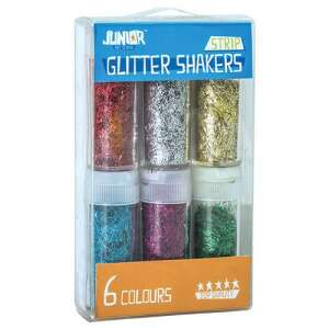 Junior Glitter Shakers Csillámcsíkok - 6 db Vegyes Szín