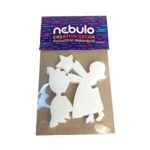 Nebulo Creative Decor Styrofoam Angel 10 cm 2 pack - Art & Craft