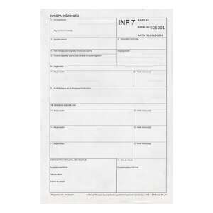 Információs lap 7, Európai Közösség, adatlap, nyomtatvány, dokumentum, üres, nyomtatható, letölthető, sablon - Irodai papíráru