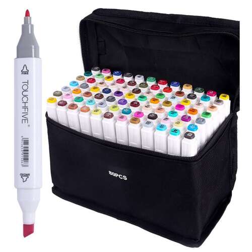 80 pc Double-Sided Felt Tip Pen Set 101367867