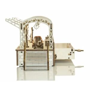 Wooden City Dworzec Kolejowy Puzzle 3D z drewna, 175 elementów - Puzzle i układanki