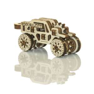 Wooden City 3D puzzle mașină de curse, monster truck, kit de modelare din lemn, construiește-ți propriul monster truck - Puzzle 3D