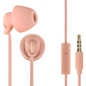 Thomson EAR 3008 pink in-ear headphones with microphone and gold plated jack - Headphone and Bluetooth Speaker