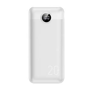VEGER L20S Powerbank 20 000mAh cu afișaj LCD, alb - Veger