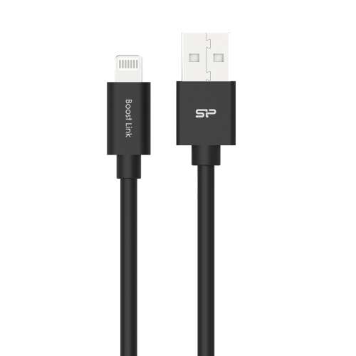 Silicon Power SP1M0ASYLK15AL1K USB cable 1000 M USB 2.0 USB A USB C/Lightning Black