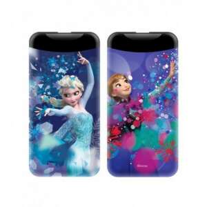 Power bank Disney Frozen, 6000mAh, mov, cu Elsa și Anna - Nonbrand Baterii externe