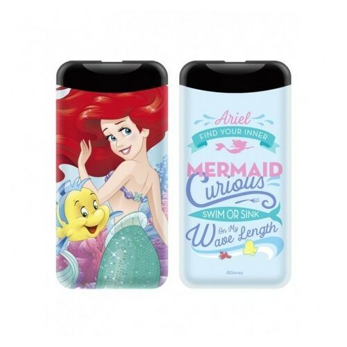Baterie externă Disney Ariel 6000mAh, încărcător portabil cu design Ariel și Flounder