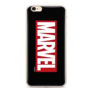 Fekete szilikon telefontok Marvel logóval Apple iPhone 12 Mini-hez - Telefontok
