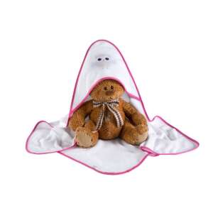 Klups kapucnis Kifogó - Baglyos #rózsaszín-fehér