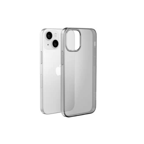 HOCO LIGHT iPhone 15 6.1 TPU Hülle, transparent, schwarz