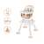 6 az 1-ben Baba Etetőszék Szett #4142 állítható magassággal és csúszásgátló lábakkal