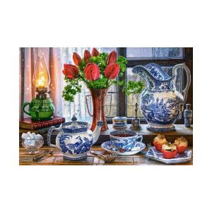 Castorland Zátišie s tulipánmi Puzzle 1500 dielikov - Castorland Puzzle