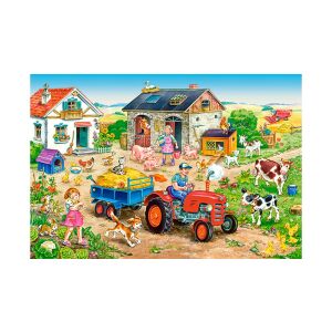 Puzzle Castorland Viața la Fermă Maxi, 40 de piese, asamblat - Puzzle