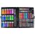 Művészeti Készlet 150 Elemes geöffnet, vollständige Ansicht der Kunstmaterialien