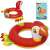Bestway inflatable parrot ring for kids, swimming pool float, red, yellow, green