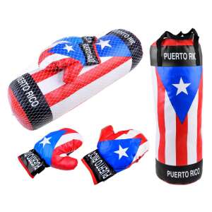 Set de box Puerto Rico pentru copii, mănuși de box și sac de box, echipament de antrenament de box pentru copii - Saci de box și mănuși de box
