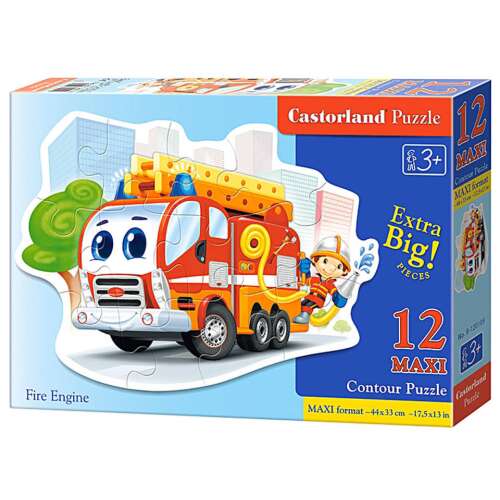 Puzzle 12 maxi Fire Engine CASTOR