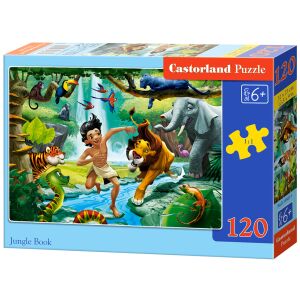 Puzzle Castorland Cartea Junglei 120 piese pentru copii, 6+ - Castorland Puzzle