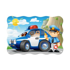 Ukończone Castorland Radiowóz Maxi Puzzle, 20 elementów, zabawa dla dzieci - Castorland Puzzle