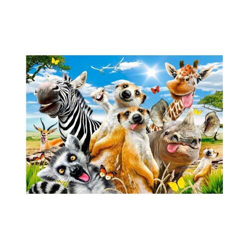 Castorland Africké Selfie Puzzle Obrázok