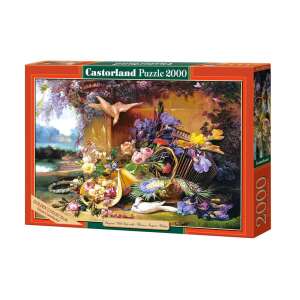 Castorland 2000-teiliges Puzzle, Elegantes Stillleben mit Blumen von Eugene Bidau - Castorland Puzzle