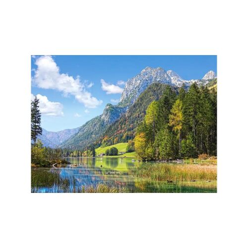 Peisaj pitoresc cu lac de munte pentru puzzle Castorland