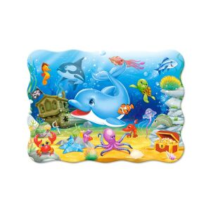Castorland Podvodní priatelia Puzzle 30 dielikov - Scéna z oceánskeho života - Castorland Puzzle