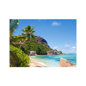 Tropical beach scene in Seychelles, perfect for a Castorland 3000-piece puzzle - Puzzle
