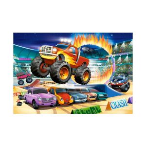 Castorland Skaczący Monster Truck Maxi Puzzle, ułożone puzzle - Castorland Puzzle