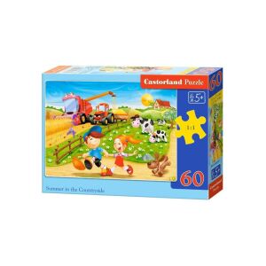 Castorland Vară la Țară puzzle de 60 de piese în cutie - Castorland Puzzle