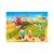 Completed Castorland 60-piece jigsaw puzzle of a farm scene