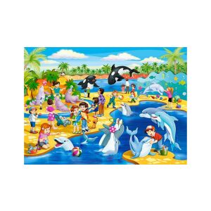 Castorland Delfinarium 60-teiliges Puzzle, fertiges Bild - Puzzle