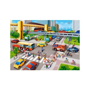 Dokončené puzzle Castorland City Rush 70 dielikov - Castorland Puzzle