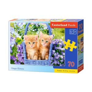Castorland Ginger Kittens 70-piece jigsaw puzzle - Puzzle