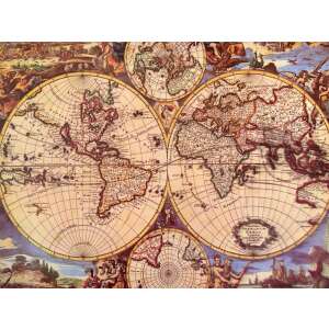 Antike Weltkarten-Puzzle - Puzzle