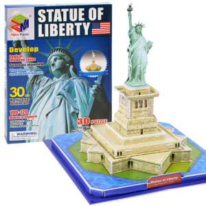 Freiheitsstatue 3D Puzzle, 30 Teile, Magic Puzzle Marke, einfach zu montieren, kein Kleber oder Schere erforderlich - Puzzle & Rätsel