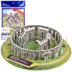 Clever & Happy Stonehenge 3D Puzzle - Model asamblat - Puzzle 3D